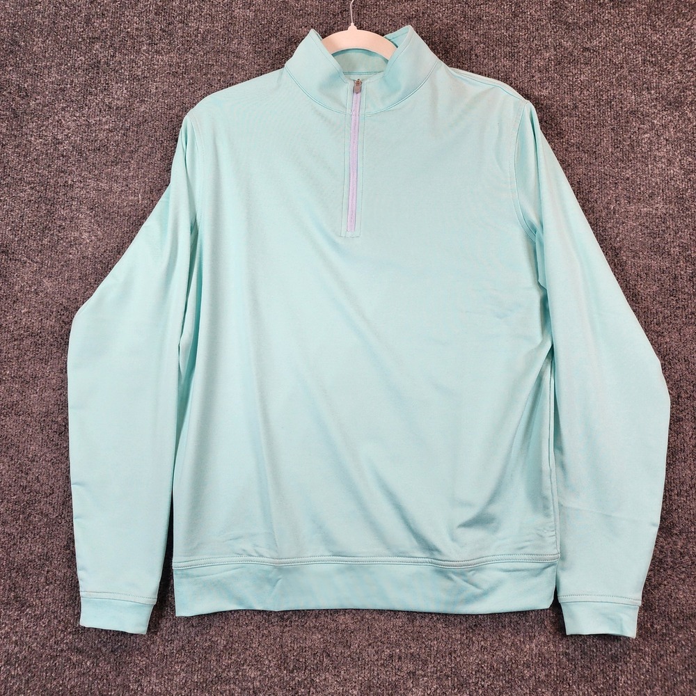 NWT Peter Millar Perth Men's Golf Performance Athletic Quarter Zip Pullover S - Picture 2 of 12